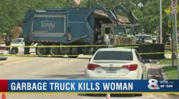 garbage truck runs over girl